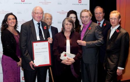 Michael and Andrea Taylor receive the English Heritage Heritage Angel Award