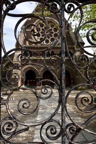 External - View through main gate